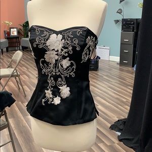 Beautiful Embroidered Bustier